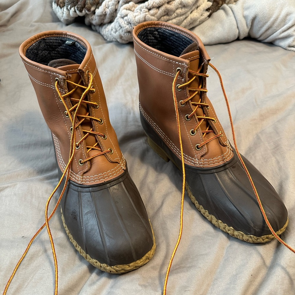 LL Bean Men's Bean Boots, 8" GORE-TEX/Insulated size 13